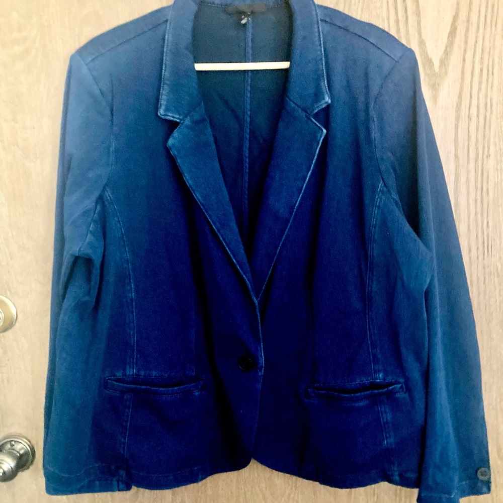 Denim Blazer by Lane Bryant size28
